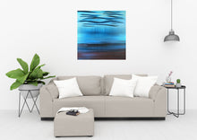 Load image into Gallery viewer, A Soft Day | Original Abstract Blue Landscape Painting by Orfhlaith Egan | Home Living Room Interior | A Soft Day