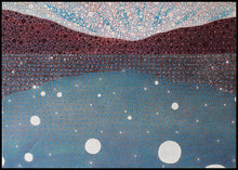 Load image into Gallery viewer, Original artwork inspired by the shifting landscape of Lough Corrib, blending vibrant colours and soft textures to evoke the quiet beauty of the Irish countryside.