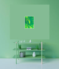 Load image into Gallery viewer, Atmospheric abstract composition inspired by the hidden forests of Lough Corrib, where time, memory, and nature merge in luminous colour.