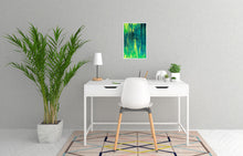Load image into Gallery viewer, Painting | Forest by Night Inchagoill Island by Orfhlaith Egan | Home Office Interior | A Soft Day
