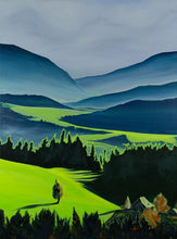 Load image into Gallery viewer, Green Valley Painting by Orfhlaith Egan
