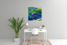 Load image into Gallery viewer, Morrigan&#39;s Forest Original Painting Home Office View
