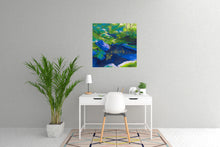 Load image into Gallery viewer, Morrigan's Forest Original Painting Home Office View