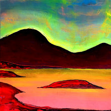 Load image into Gallery viewer, Pink Island 43,5x42cm Original Painting Orfhlaith Egan
