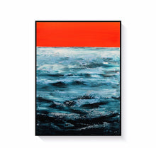 Load image into Gallery viewer, Open Sea Tangerine Sky Original Painting
