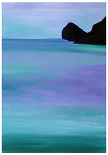 Load image into Gallery viewer, Violet Blues Original Seascape Painting on Paper
