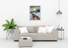 Load image into Gallery viewer, Winter Sun | Painting Art Print Poster by Orfhlaith Egan | Interior Living Room | A Soft Day
