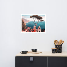 Load image into Gallery viewer, Ravello Art Print Poster by Orfhlaith Egan | 18x24 inch/46x61cm (including 10mm white border) | A Soft Day