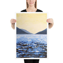 Load image into Gallery viewer, Lough Corrib South Lake | Giclée Print 70x50cm by Orfhlaith Egan | A Soft Day