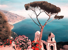 Load image into Gallery viewer, Ravello Art Print Poster by Orfhlaith Egan | 18x24 inch/46x61cm (including 10mm white border) | A Soft Day