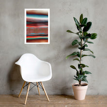 Load image into Gallery viewer, Strata Maya Abstract Painting Art Poster Print by Orfhlaith Egan | Winter Garden
