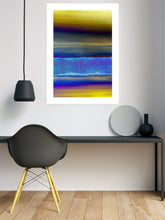 Load image into Gallery viewer, Strata Vinyl Abstract Painting Art Poster Print by Orfhlaith Egan | 70x50cm | Home Interior
