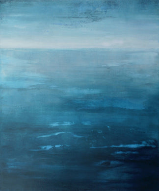Blue Atlantic | Original Seascape Painting by Orfhlaith Egan | A Soft Day