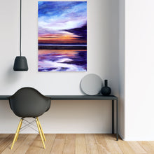 Load image into Gallery viewer, Evening Sun Original Painting 100x70cm Orfhlaith Egan Minimal Room Wall

