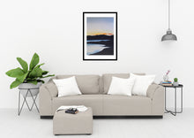 Load image into Gallery viewer, Sunset on the Lake | Art Print Poster in Living Room by Orfhlaith Egan | A Soft Day 
