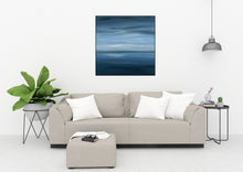 Load image into Gallery viewer, Fading Light 80x80cm Seascape Painting on Canvas, Original by Orfhlaith Egan | A Soft Day
