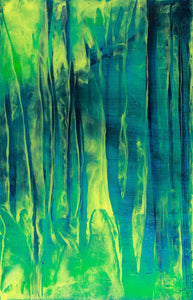 Painting | Forest by Night Inchagoill Island by Orfhlaith Egan | A Soft Day