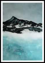 Load image into Gallery viewer, Painting | Lake in Winter by Orfhlaith Egan | A Soft Day | Framed
