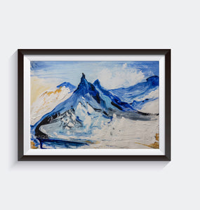 The Matterhorn Art Print by Orfhlaith Egan | A Soft Day 