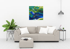 Morrigan's Forest Original Painting Living Room View