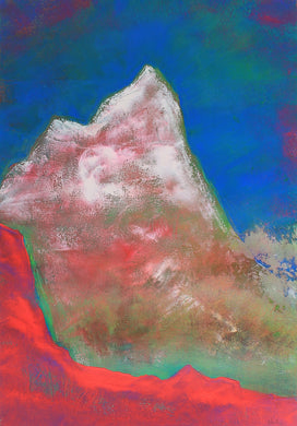 Painting | Alpine Pink Matterhorn by Orfhlaith Egan | A Soft Day