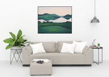 Load image into Gallery viewer, A stunning sunset over South Lake Doon, with vibrant oranges and pinks reflecting off the tranquil waters, offering a glimpse into Ireland’s wild beauty.
