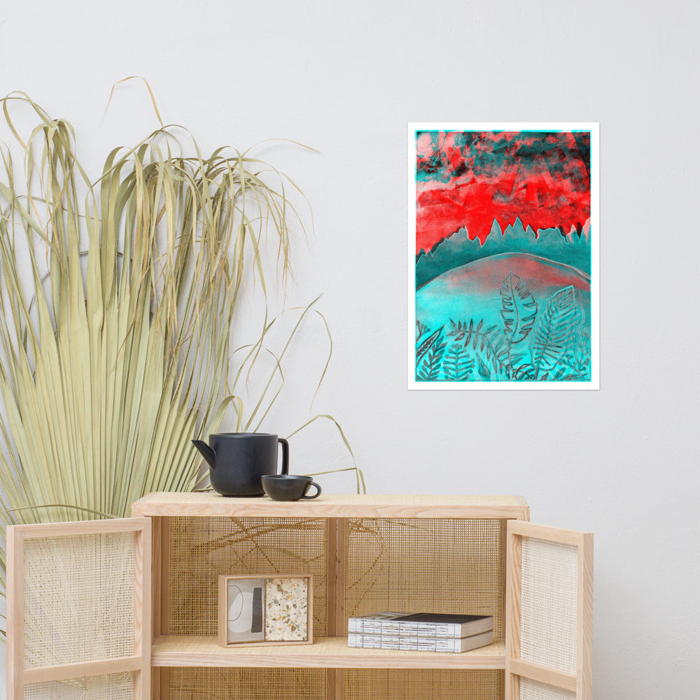 Lucent West Art Print by Orfhlaith Egan | 70x50cm | A Soft Day | Living Room Interior
