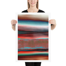 Load image into Gallery viewer, Strata Maya Abstract Painting Art Poster Print by Orfhlaith Egan 70x50cm
