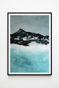 Painting | Lake in Winter by Orfhlaith Egan | A Soft Day | Interior Wall Art