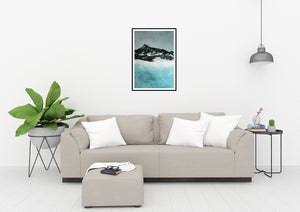 Painting | Lake in Winter by Orfhlaith Egan | A Soft Day | Home Living Room Interior
