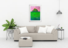 Load image into Gallery viewer, Hen Island Original Painting by Orfhlaith Egan | Aluminium Frame Living Room Interior
