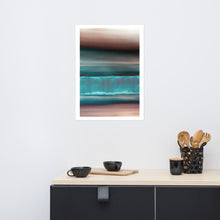 Load image into Gallery viewer, Strata Iris Abstract Painting Art Poster Print by Orfhlaith Egan | 70x50cm | Kitchen
